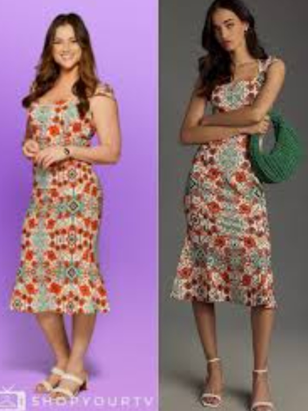 NWT Love Is Blind Maeve Cecily Midi Dress from Anthropologie Large